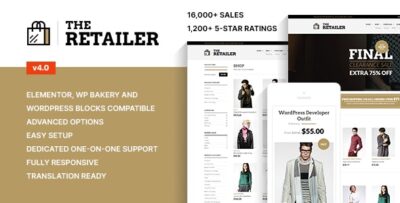 The Retailer - Responsive WordPress Theme v4.5