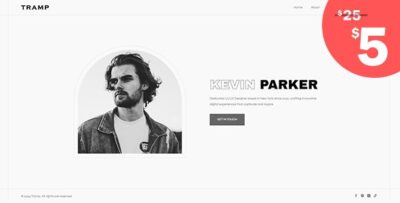 Tramp - CV Resume Personal Portfolio Template