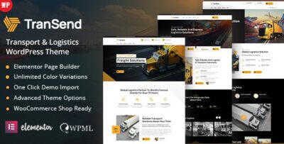 TranSend - Transport & Logistics WordPress Theme