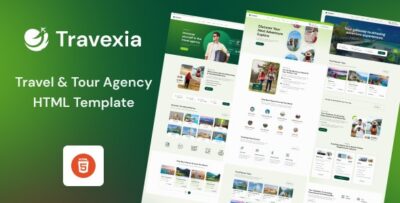 Travexia - Tour and Travel booking HTML Template