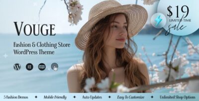 Vouge - Fashion Store WooCommerce Theme