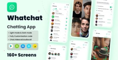 Whatchat - Chatting App React Native Expo Ui Kit