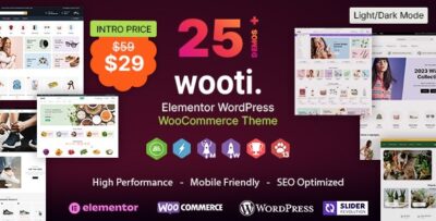 Wooti WP - Ultimate Multipurpose WordPress WooCommerce Website Builder