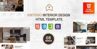 Xinterio - Interior Design HTML Template