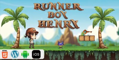 Runner Boy Henry - HTML5 Game