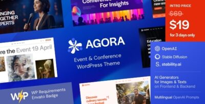 Agora — Event & Conference WordPress Theme