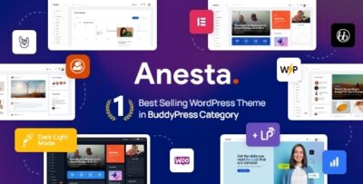 Anesta - Intranet, Extranet, Community and BuddyPress WordPress Theme