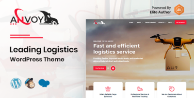 Anvoy - Logistics WordPress Theme