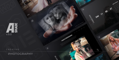 Ashade Photography WordPress Theme