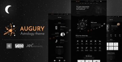 Augury Horoscope, Astrology WordPress Theme