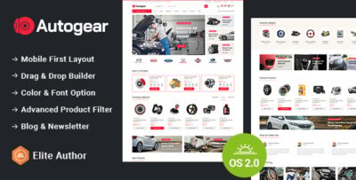 Autogear - Automobile & Tools Store Shopify 2.0 Responsive Theme