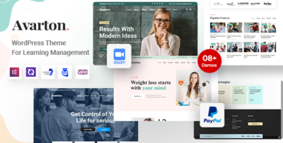 Avarton - Online Courses WordPress Theme