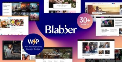 Blabber Elementor Blog & News Magazine Theme