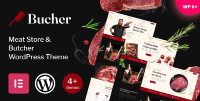 Bucher - Meat Store & Butcher WordPress Theme