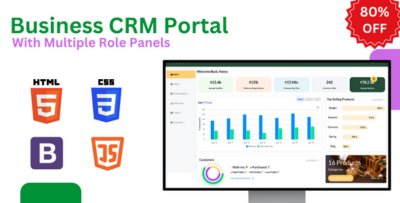 Business CRM portal template