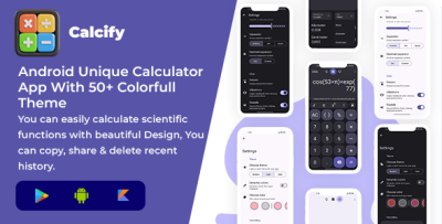 Calcify - Android Beautiful App