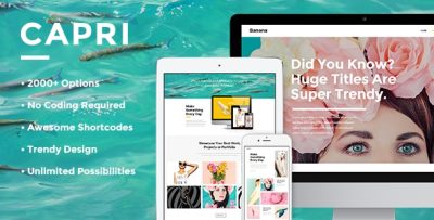 Capri - Creative Portfolio Theme