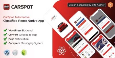 CarSpot - Dealership Classified React Native App v1.9.4