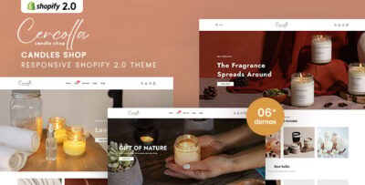 Cercolla - Candles Shop Responsive Shopify 2.0 Theme