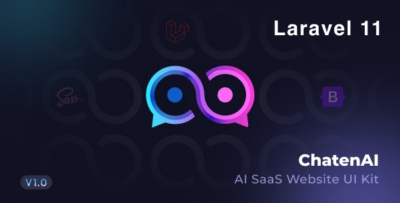 ChatenAi – Laravel 11 - AI SaaS Website + Dashboard UI Kit