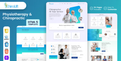 Chirolift - Physiotherapy & Chiropractic HTML5 Website