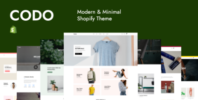 Codo - Modern & Minimal Shopify Theme