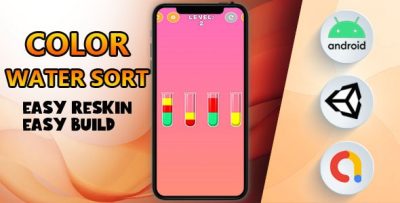 Color Water Sort - (Unity - Admob - Game)