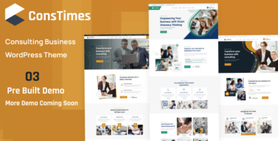 ConsTimes - Consulting Business WordPress Theme v2.0.0