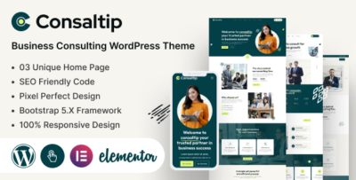 Consaltip – Business Consulting WordPress Theme