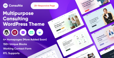 Consultia - Multipurpose Consulting WordPress Theme