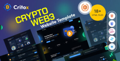 Critox - Crypto Web3 Website HTML Template