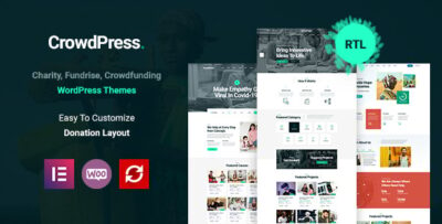 CrowdPress - Crowdfunding Responsive WordPress Theme