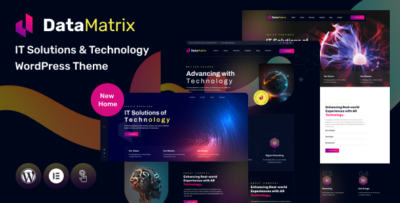 DataMatrix IT Solutions & Technology WordPress Theme + RTL