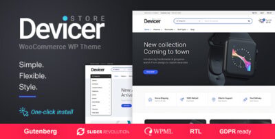 Devicer - Electronics, Mobile & Tech Store WordPress Theme