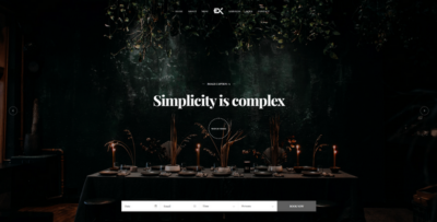 Dinex - One Page Restaurant WordPress Theme