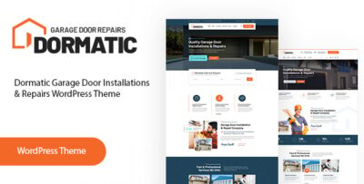 Dormatic – Garage Door Repair WordPress Theme