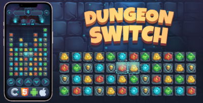 Dungeon Switch - HTML5 Game, Construct 3