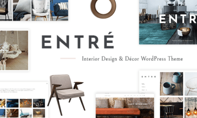 Entré - An Elegant Interior Design and Décor WordPress Theme