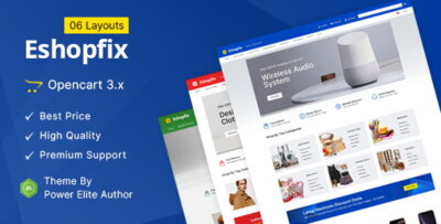 Eshopfix - Mega Multipurpose OpenCart 3 Theme