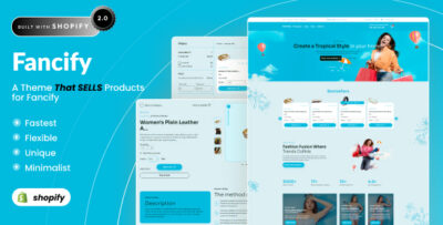 Fancify - Fashion Multipurpose Shopify 2.0 Store