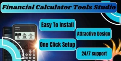 Financial Calculators Tools Studio Theme+ Tool For Blogger