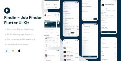 Findin - Job Finder Flutter App UI Kit