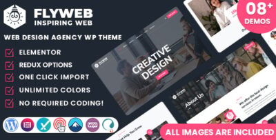 Flyweb - Web Design Agency WordPress Theme