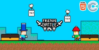 Friends Battle TNT - HTML5 Game - Construct 3