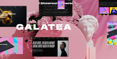 Galatea - Creative Portfolio WordPress Theme