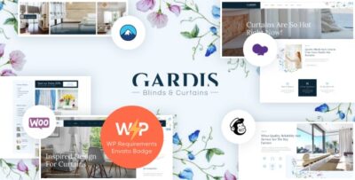 Gardis - Blinds and Curtains Studio & Shop WordPress Theme v1.2.11