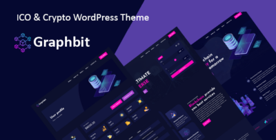 Graphbit - ICO & Crypto Bootstrap WordPress Theme