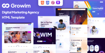 Growim - Creative Digital Marketing Agency HTML Template