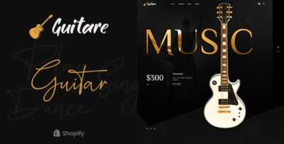 Guitare - Instruments, Music Store Shopify Theme