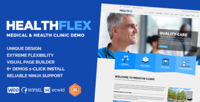 HEALTHFLEX - Doctor Medical Clinic & Health WordPress Theme